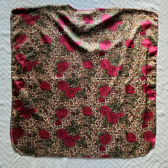 Vintage Cheetah Rose Print Winlar Caftan - Picture 7 of 14